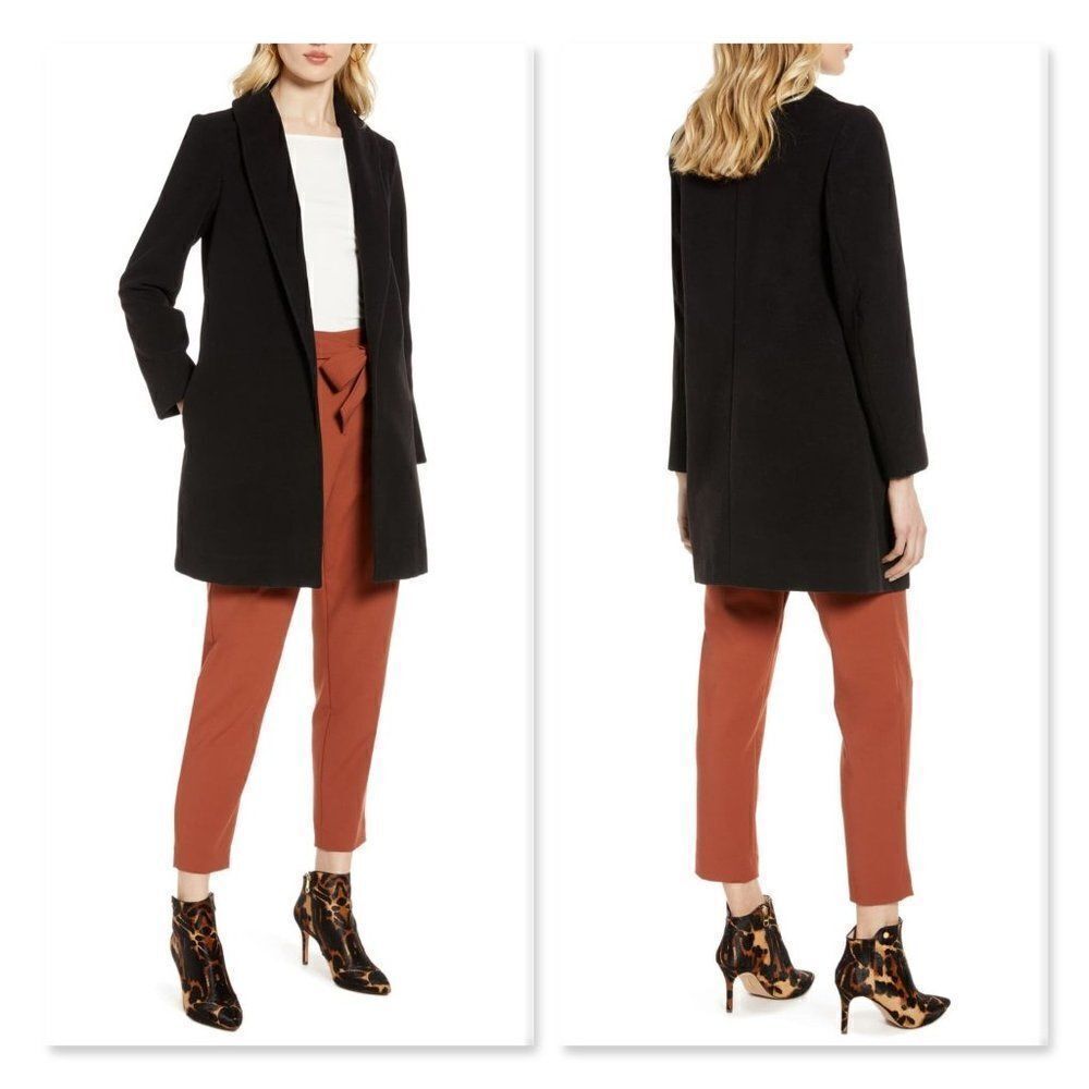 Halogen Double Face Coat sz Large in Black